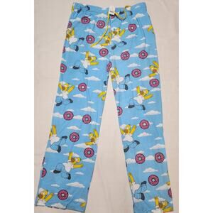 Homer Simpsons and donut pajama pants men's XXL 46'' length